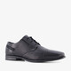 Leren heren veterschoenen zwart