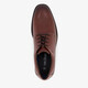 Leren heren veterschoenen bruin