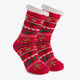 1 paar kinder kerstsokken rood