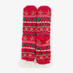 1 paar kinder kerstsokken rood