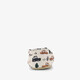 Traffic kinder pantoffels met autootjes beige