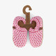 Sweetheart kinder pantoffels met hartjes roze