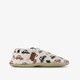 Traffic kinder pantoffels met autootjes beige