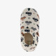 Traffic kinder pantoffels met autootjes beige