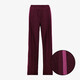 Dames broek met shimmer bordeauxrood