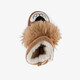 Hoge kinder pantoffels leeuw bruin