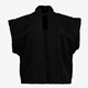 Dames teddy gilet zwart