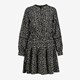 Dames jurk met witte print