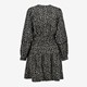 Dames jurk met witte print