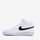 Court Vision Mid hoge heren sneakers wit
