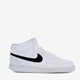 Court Vision Mid hoge heren sneakers wit