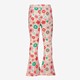Flared meisjes broek met bloemenprint