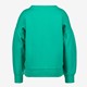 Meisjes sweater groen met bloemen