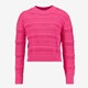 Gebreide meisjes trui roze