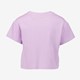 Meisjes T-shirt paars met tekst