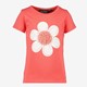 Meisjes T-shirt rood met bloem