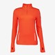 Dames hardloop pully oranje