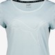 Heather Cat sport dames T-shirt lichtblauw