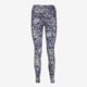Dames sportlegging zwart met print