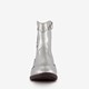 Meisjes western boots zilveren metallic