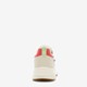 Meisjes dad sneakers wit roze