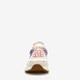 Meisjes dad sneakers wit roze