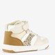 Hoge meisjes sneakers met luipaardprint