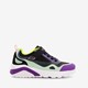 Uno Lite meisjes sneakers paars zwart