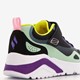 Uno Lite meisjes sneakers paars zwart