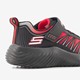 Bounder kinder sneakers zwart/rood