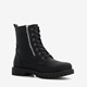 Blue Box dames veterboots zwart