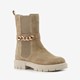 Groot leren meisjes Chelsea boots