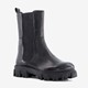 Groot leren meisjes chelsea boots