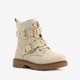 Blue Box meisjes biker boots met crocoprint