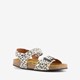 Groot meisjes bio sandalen met stippenprint