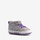 Groot leren meisjes babyschoenen met luipaardprint