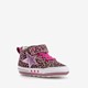 Groot leren meisjes babyschoenen met luipaardprint