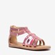 Groot leren meisjes sandalen