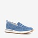 Hush Puppies blauwe leren instappers