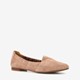 Hush Puppies leren dames instappers taupe