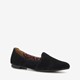 Hush Puppies leren dames instappers zwart