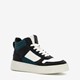 Blue Box hoge dames sneakers zwart/groen