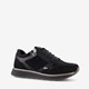 Tamaris dames sneakers zwart met lak detail