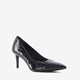 Tamaris dames pumps zwart met croco print