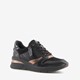 Tamaris dames sneakers bruin met print