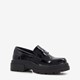 Nova lak dames loafers zwart