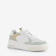 Hush Puppies leren dames sneakers wit/pastel