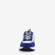 Dames dad sneakers blauw met panterprint