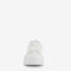 Dames sneakers wit met metallic roze