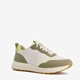 Vegan dames sneakers groen beige